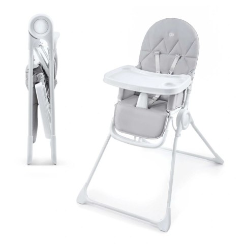 KINDERKRAFT Krzesełko do karmienia BINCI light grey KINDERKRAFT Krzesełko do karmienia BINCI light grey