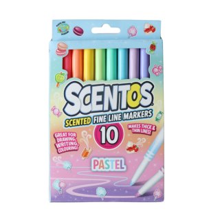 SCENTOS ST 20111 Pachnące flamastry - PASTELOWE 10 szt