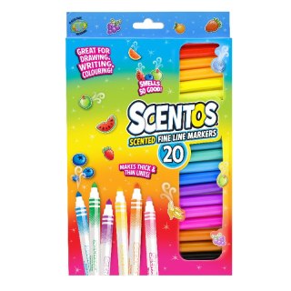 SCENTOS ST 20435 Pachnące flamastry -KOLOROWE 20szt