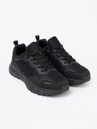 Czarne sneakersy z tekstylną cholewką męskie McArthur - 41