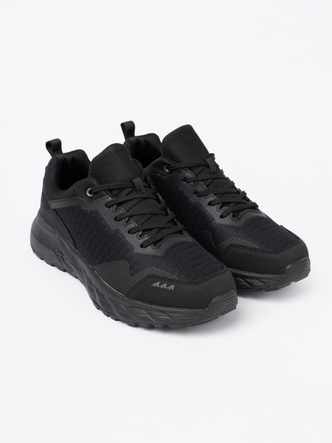Czarne sneakersy z tekstylną cholewką męskie McArthur - 43
