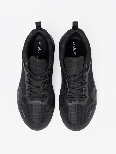 Czarne sneakersy z tekstylną cholewką męskie McArthur - 43