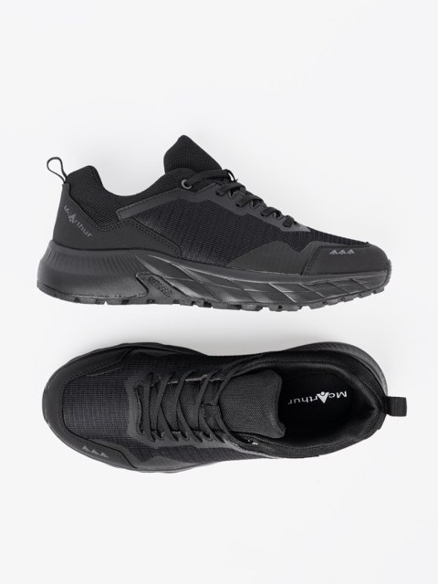Czarne sneakersy z tekstylną cholewką męskie McArthur - 43