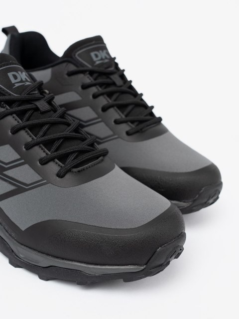 Męskie buty sportowe w odcieniach szarości DK - 42