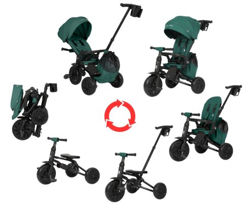 MILLY MALLY 6306 Qplay Rowerek Trójkołowy Nova Max Green