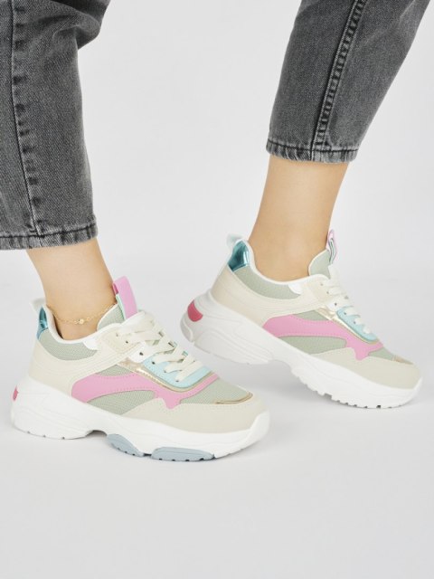 Sportowe buty damskie na grubej podeszwie - 37 Sportowe buty damskie na grubej podeszwie - 37