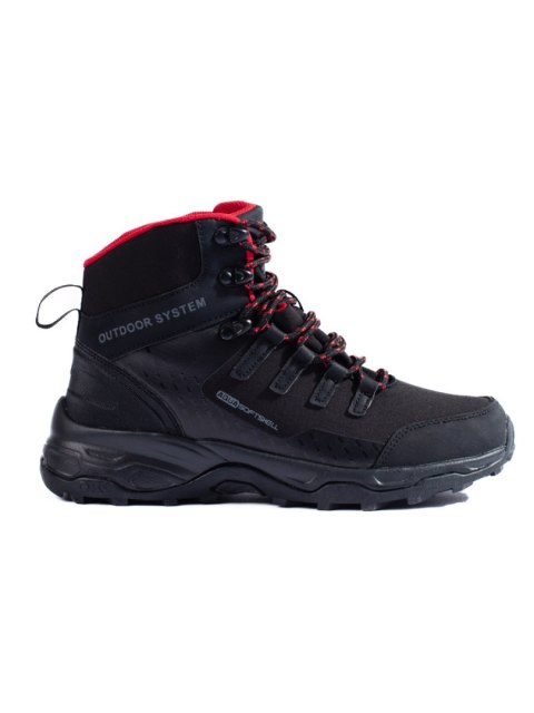 Buty trekkingowe damskie z wysoką cholewką DK czarne - 39 Buty trekkingowe damskie z wysoką cholewką DK czarne - 39