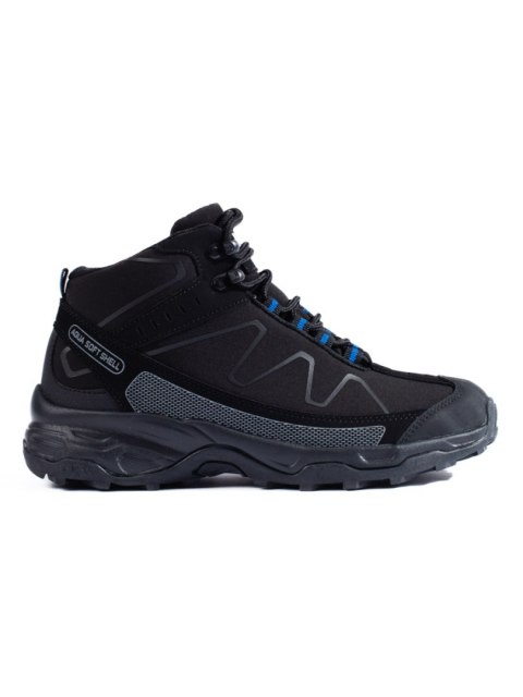 DK sportowe buty trekkingowe damskie z wysoką cholewką czarne - 39 DK sportowe buty trekkingowe damskie z wysoką cholewką czarne - 39