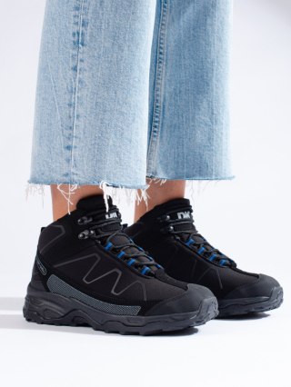 DK sportowe buty trekkingowe damskie z wysoką cholewką czarne - 40