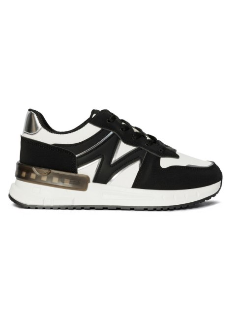 Czarne wygodne sneakersy damskie - 40 Czarne wygodne sneakersy damskie - 40