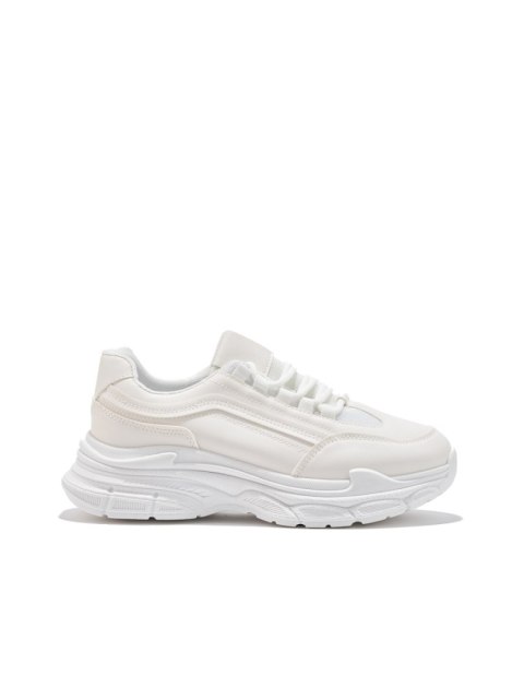 Białe damskie sneakersy - 36 Białe damskie sneakersy - 36
