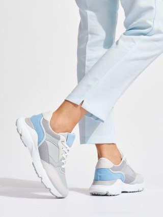 Damskie błękitne sneakersy - 37